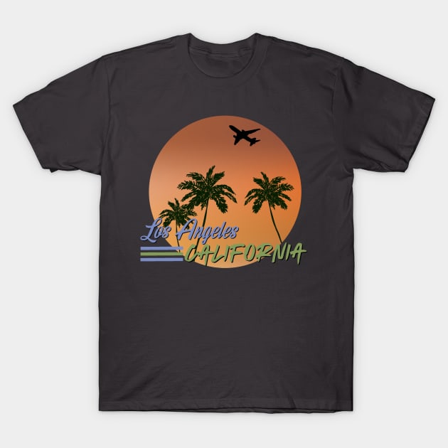 Los Angeles, California T-Shirt by Spearhead Ink